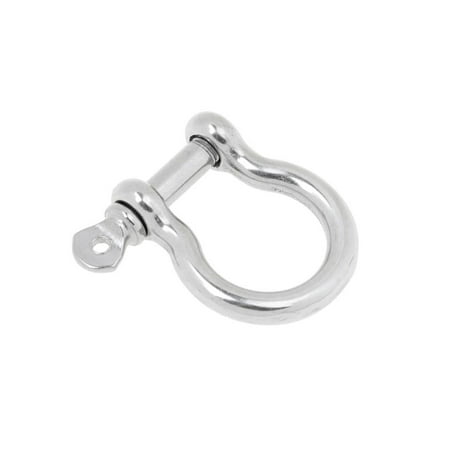 2pcs Marine Boat Chain Rigging Bow Shackle Captive Pin Stainless Steel M4 M5